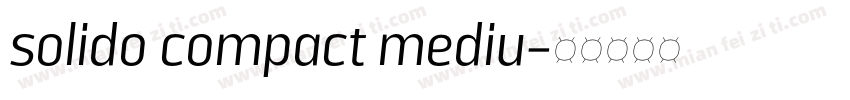 solido compact mediu字体转换